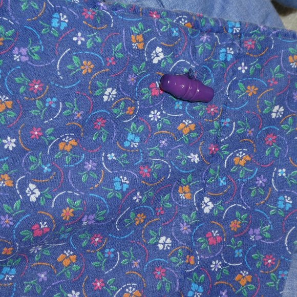 EVERYTHING OLD IS NEW! VINTAGE GIRLS 10 DENIM LINED AND QUILTED COAT! made in US - Picture 7 of 8